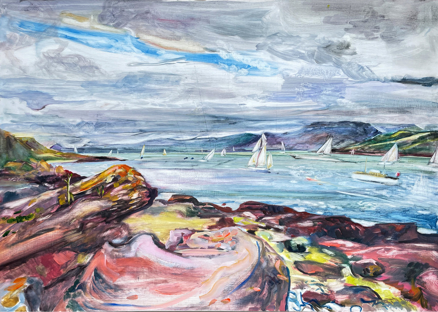 Libby Walker | Fife Regatta Millport Plein Air