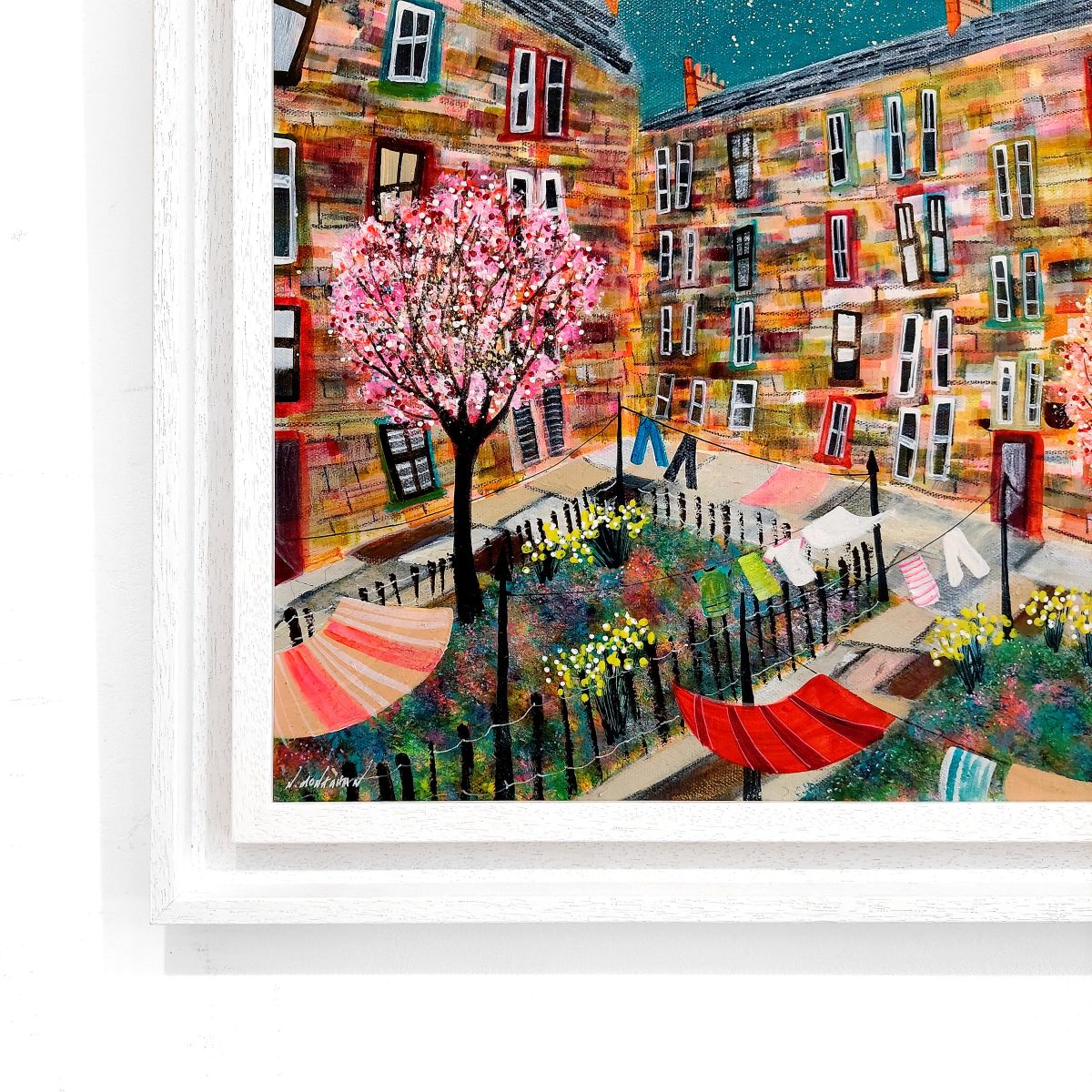 Nikki Monaghan | Back Green & Blossom Trees