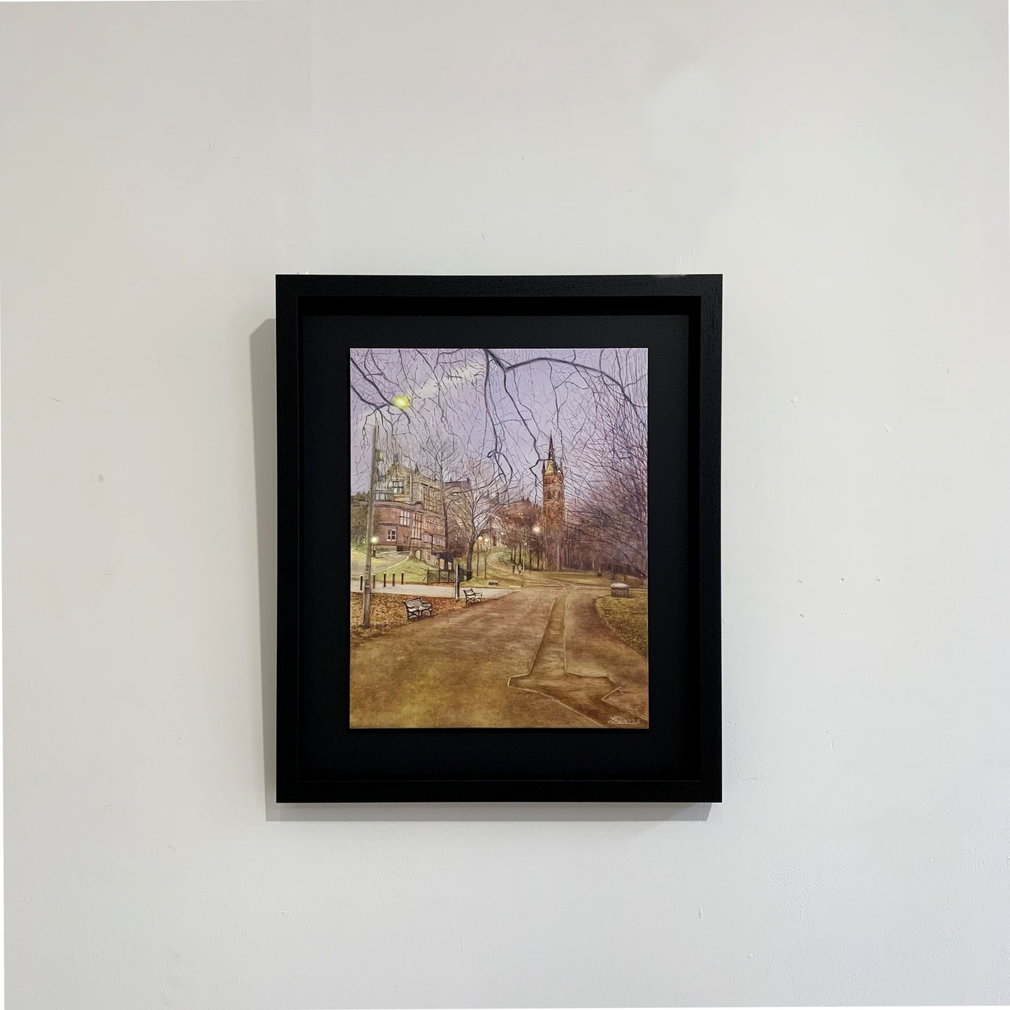 Lesley Anne Derks | View Of Glasgow University From Kelvingrove Park