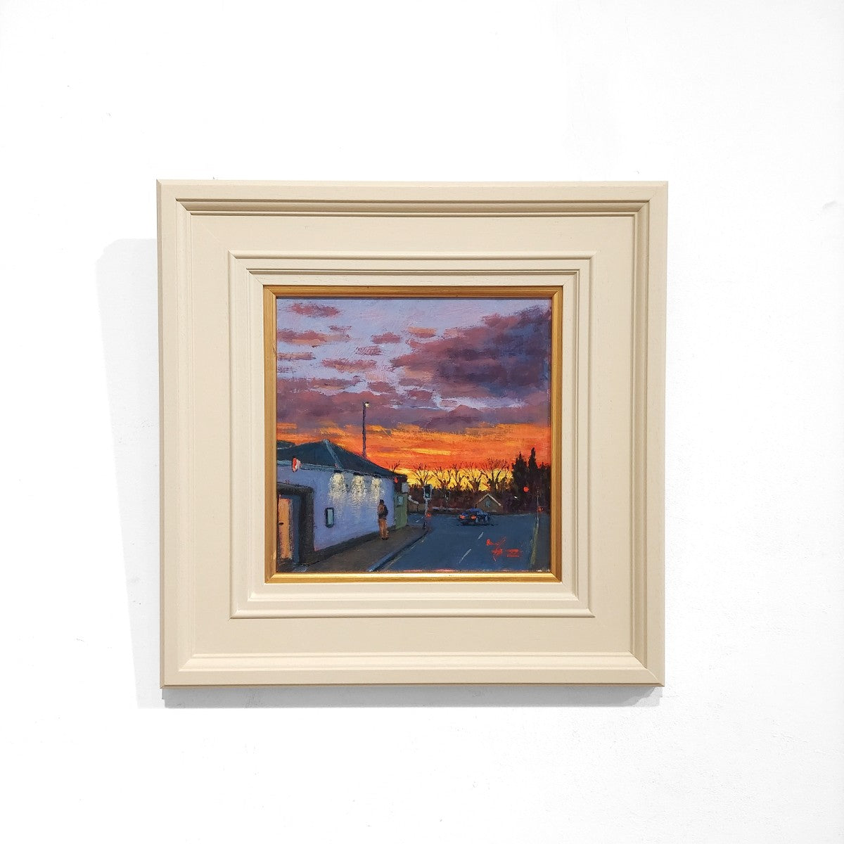 Emilio Fazzi | Red Sky Over the Giffnock Turban