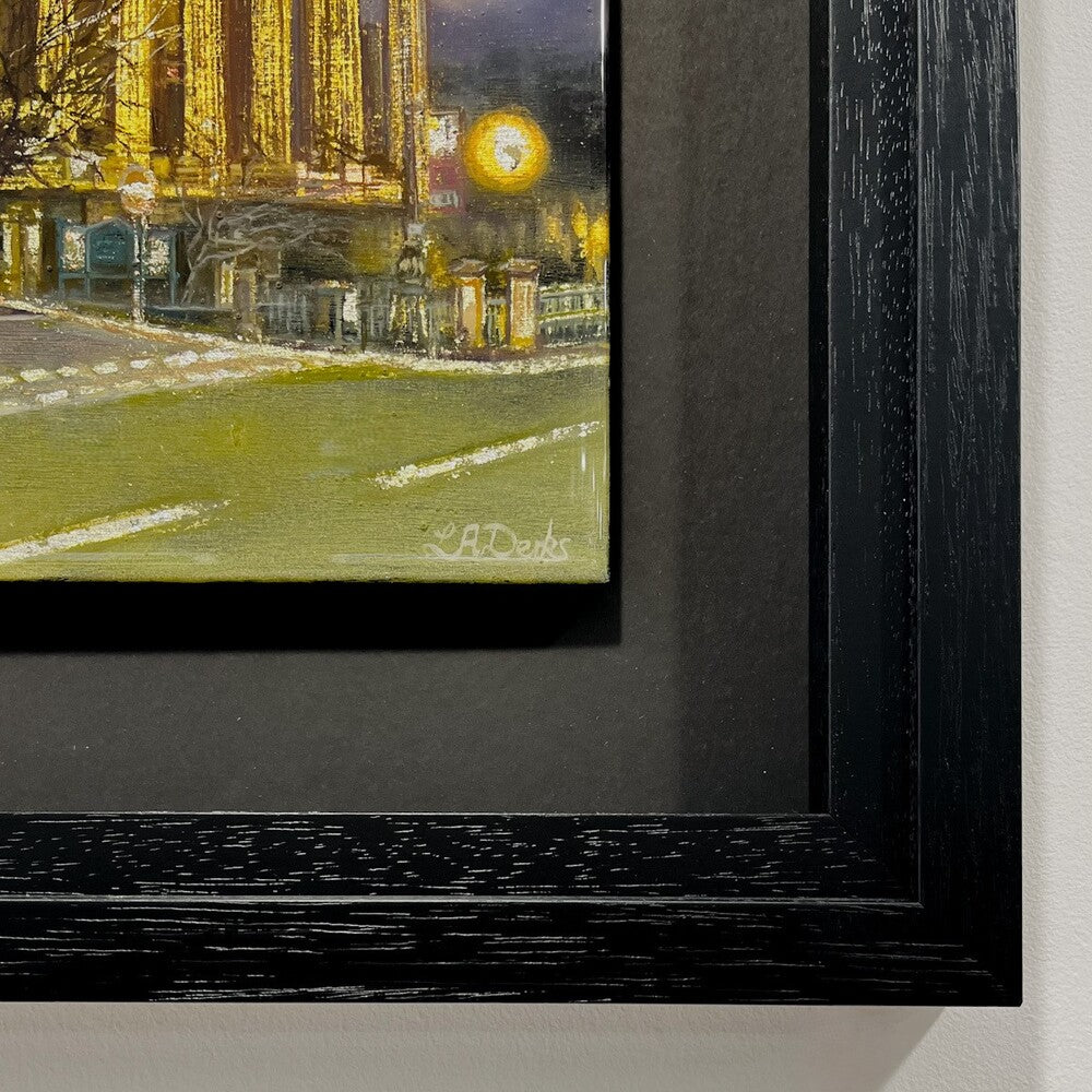 Lesley Anne Derks | The Crypt Cafe by Night