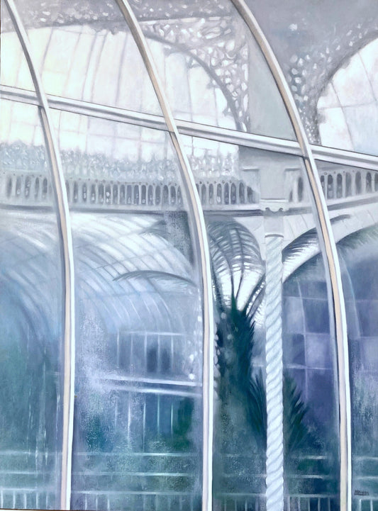 Lesley Banks | Kibble Palace, Looking Inwards, Misty Morning