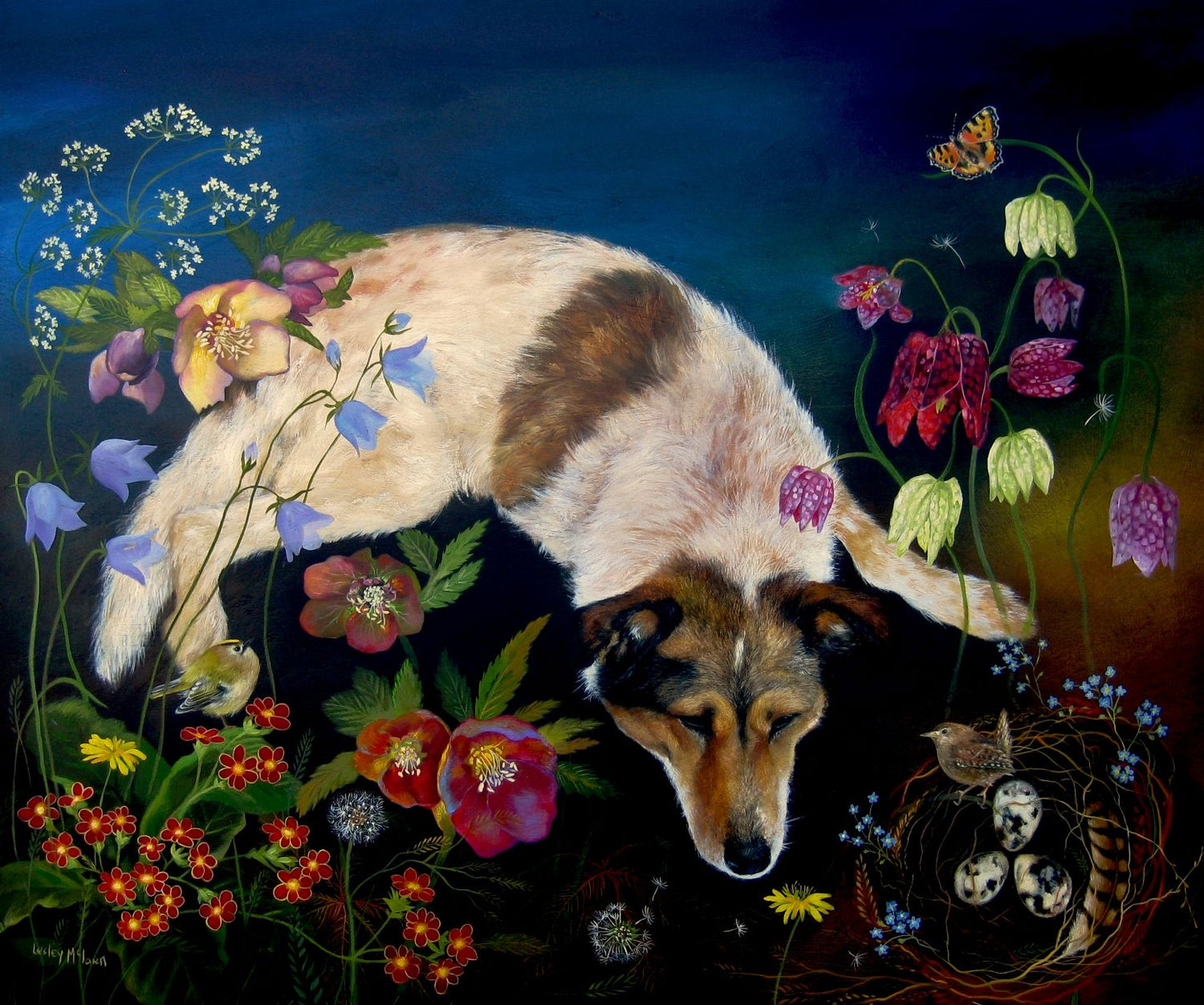 Lesley McLaren | Asleep in a Flower Bed