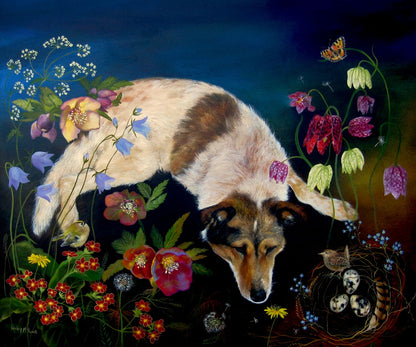 Lesley McLaren | Asleep in a Flower Bed