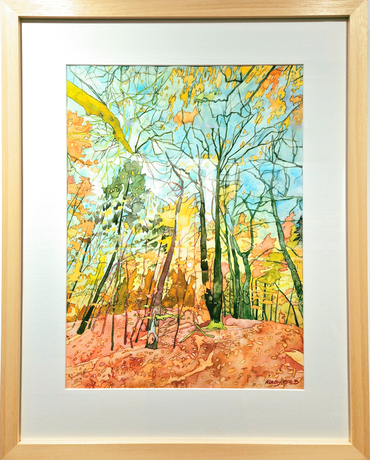 Katy Ellis - 'Autumn Afternoon in Whippendale Wood'