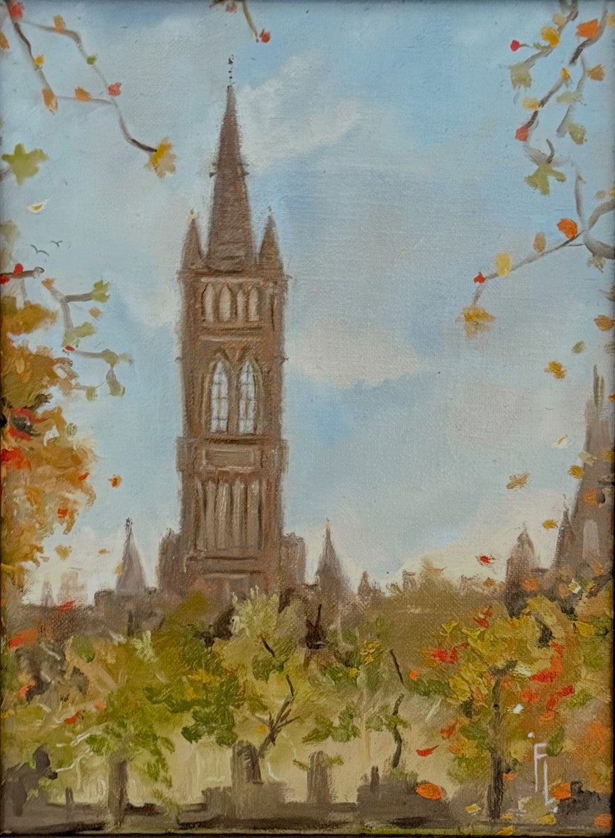 Fiona Longley | Autumn Light, Glasgow University