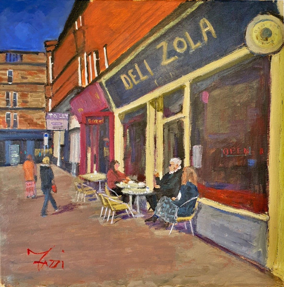 Emilio Fazzi | Basking in the Winter Sun, Shawlands, Glasgow