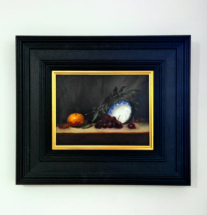 Frances Lowrie - 'Still Life with Blue and White Bowl'