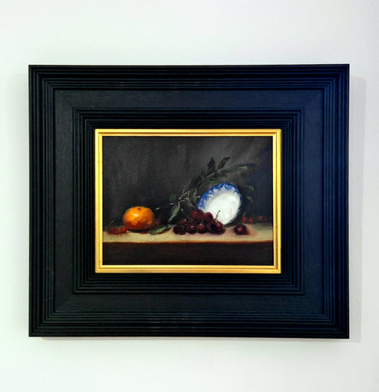 Frances Lowrie - 'Still Life with Blue and White Bowl'