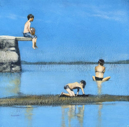 Peter Nardini | Children Playing, Summer Reflections