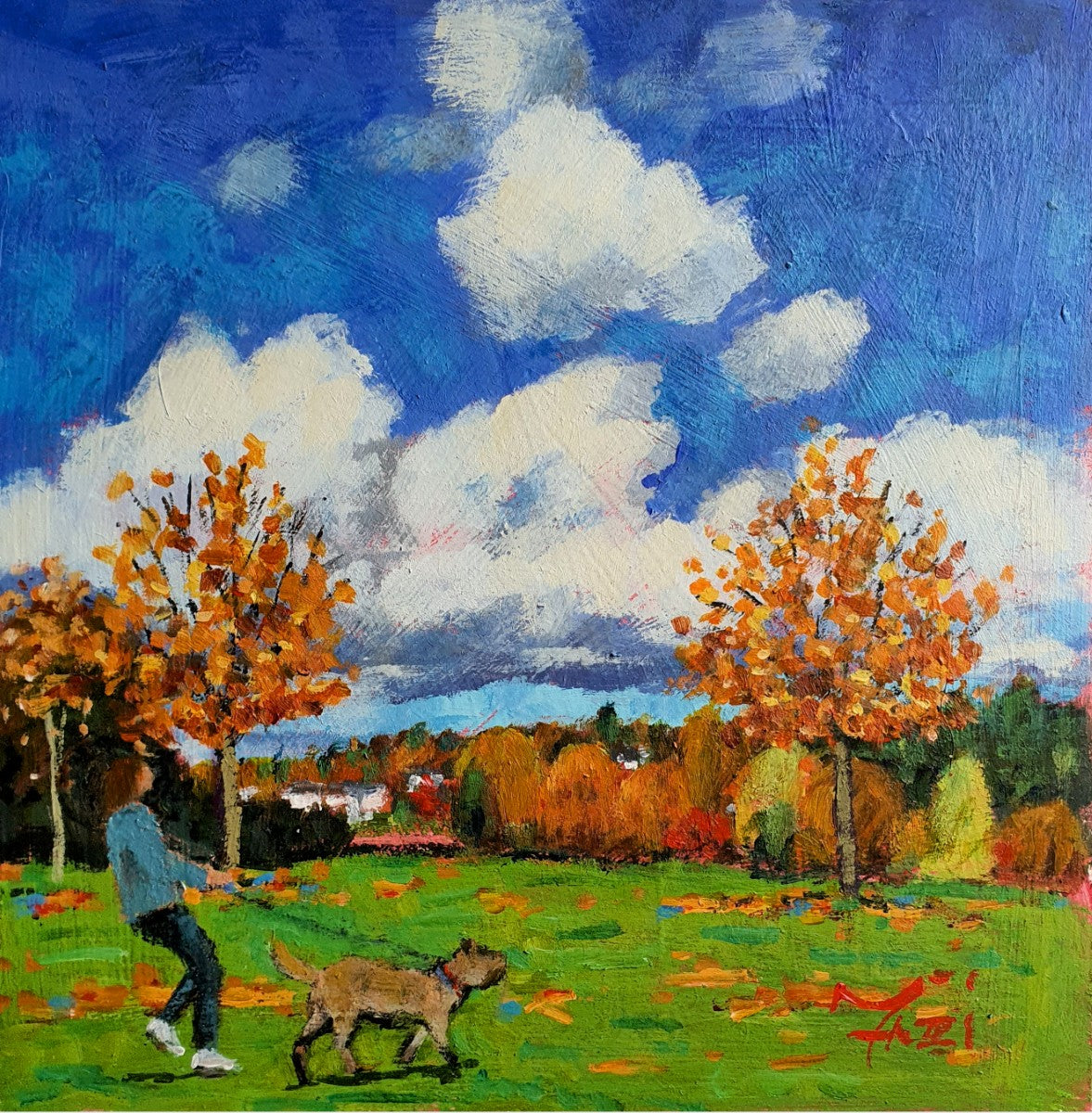 Emilio Fazzi | Early November Sun, Newlands Park