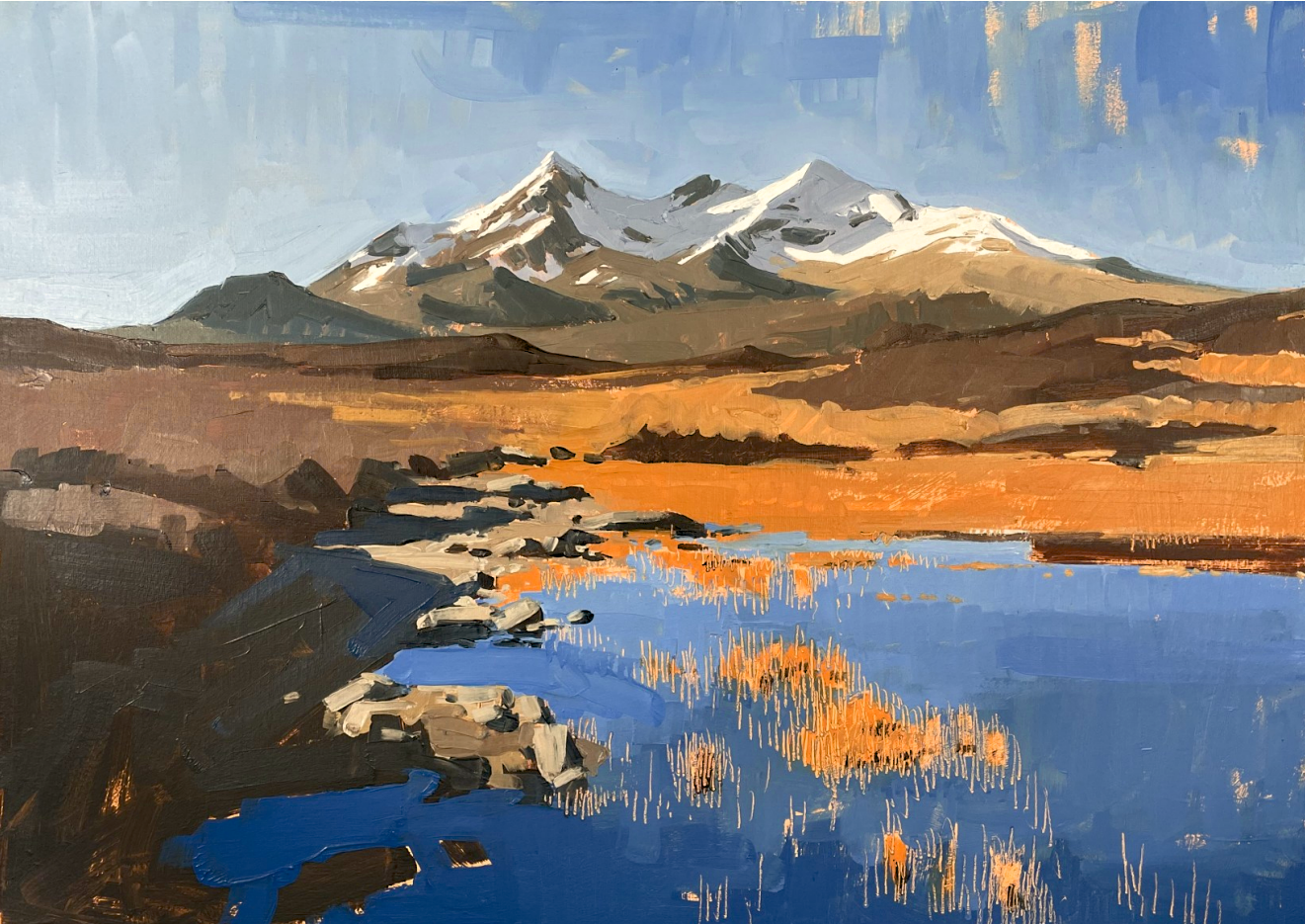 George Noakes | Midwinter, Sligachan – ScotlandArt Gallery