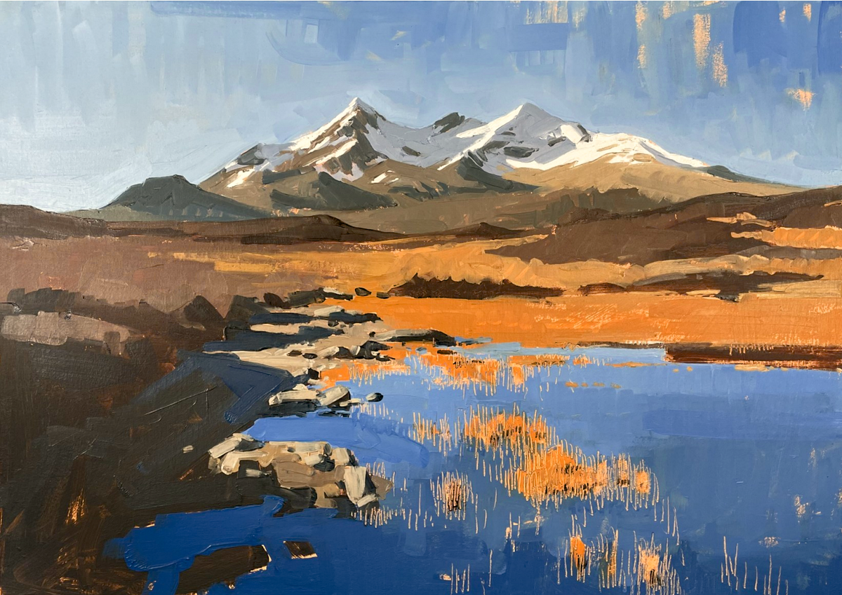 George Noakes George Noakes | Midwinter, Sligachan – ScotlandArt Gallery