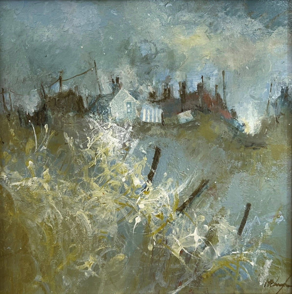 John McClenaghen | Houses with Washing, Banffshire