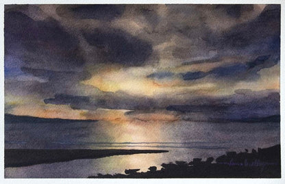 Jason Michael Bentley | Sunset Over the Waters of Irvine