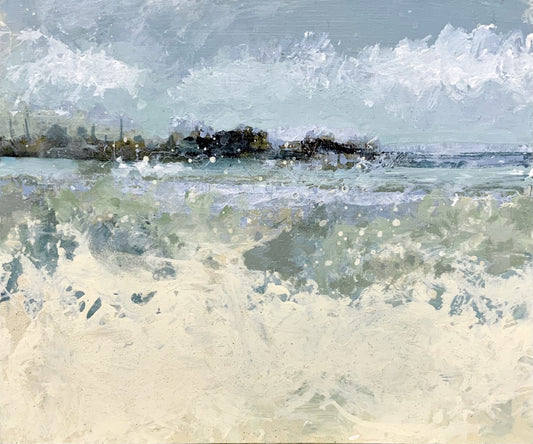 John McClenaghen | Morayshire Shoreline, Wind and Spray
