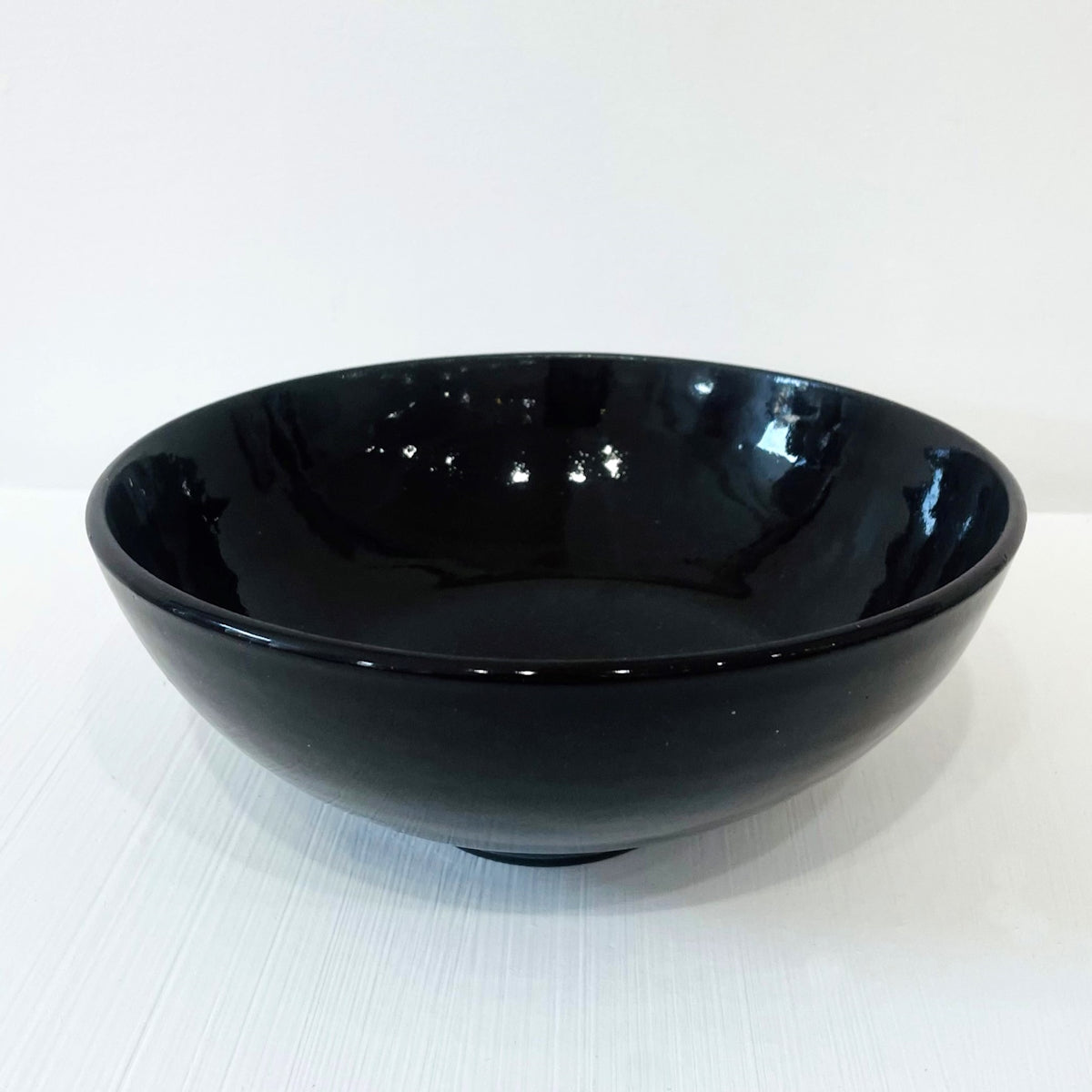 Robert Hunter | Large Black Porcelain Bowl | Scottish Ceramic Artist