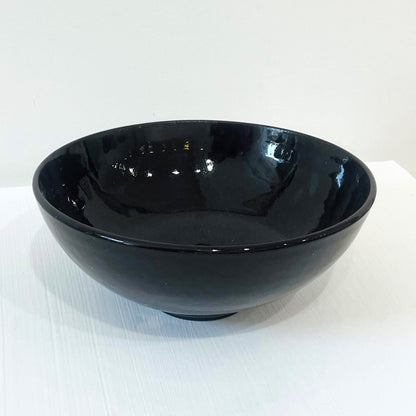 Robert Hunter | Large Black Porcelain Bowl | Scottish Ceramic Artist