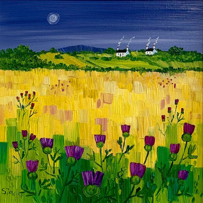 Sheila Fowler | Moonlit Thistles