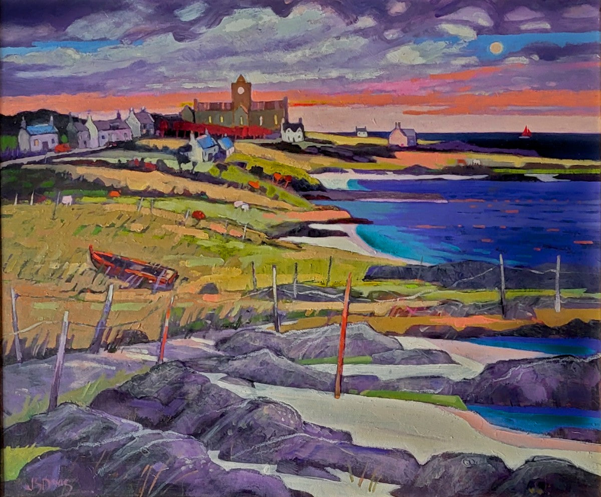 James S. Davis | Morning Moon, Iona