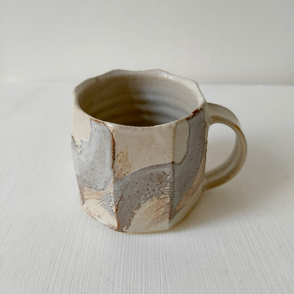 SOLD Robert Hunter | Patterned Stoneware Mug I