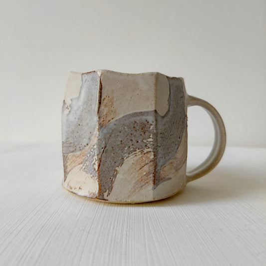 SOLD Robert Hunter | Patterned Stoneware Mug I