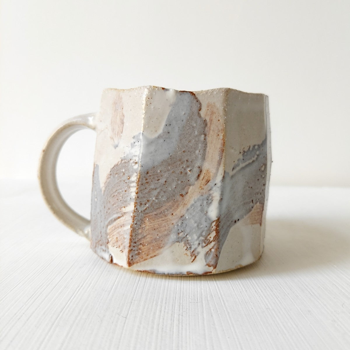 SOLD Robert Hunter | Patterned Stoneware Mug I