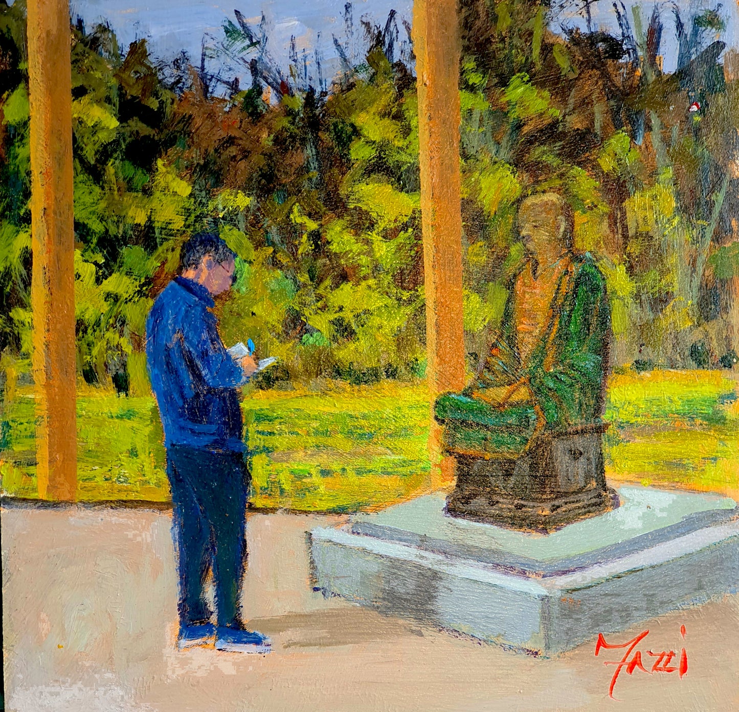 Emilio Fazzi | Sketching at the Burrell