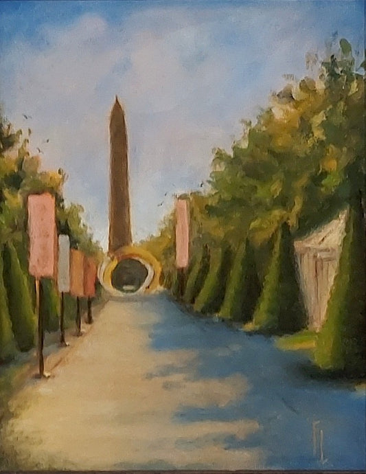 Fiona Longley | Sunlit Paths and Quiet Flags on Glasgow Green