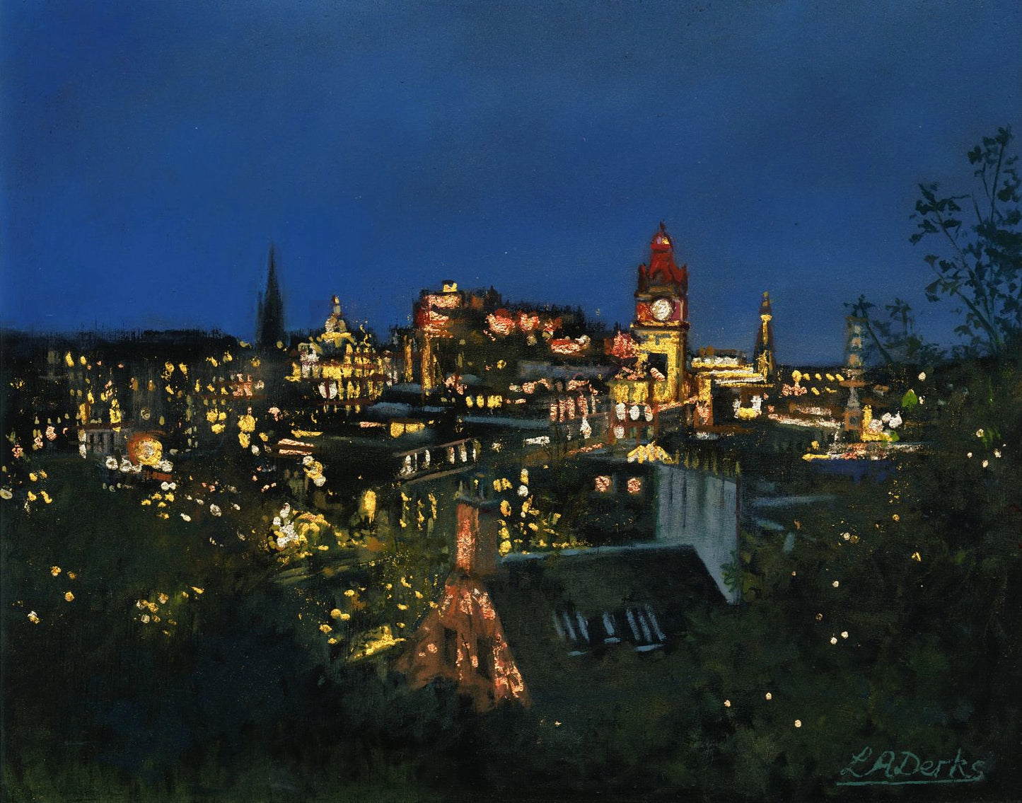 Lesley Anne Derks | View from Calton Hill, Edinburgh II
