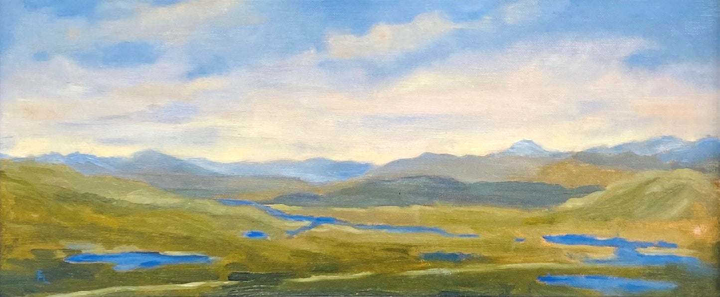 Fiona Longley | Warm Skies Over Rannoch Moor