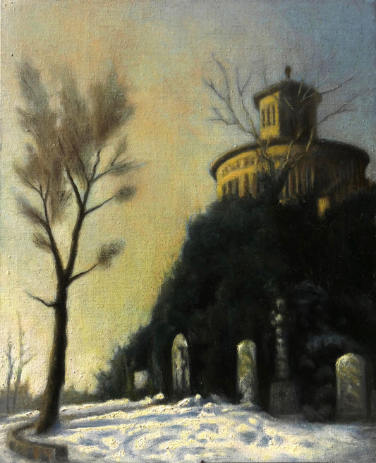 Davide Bozzetti Zirpoli | Winter Sunset at the Necropolis