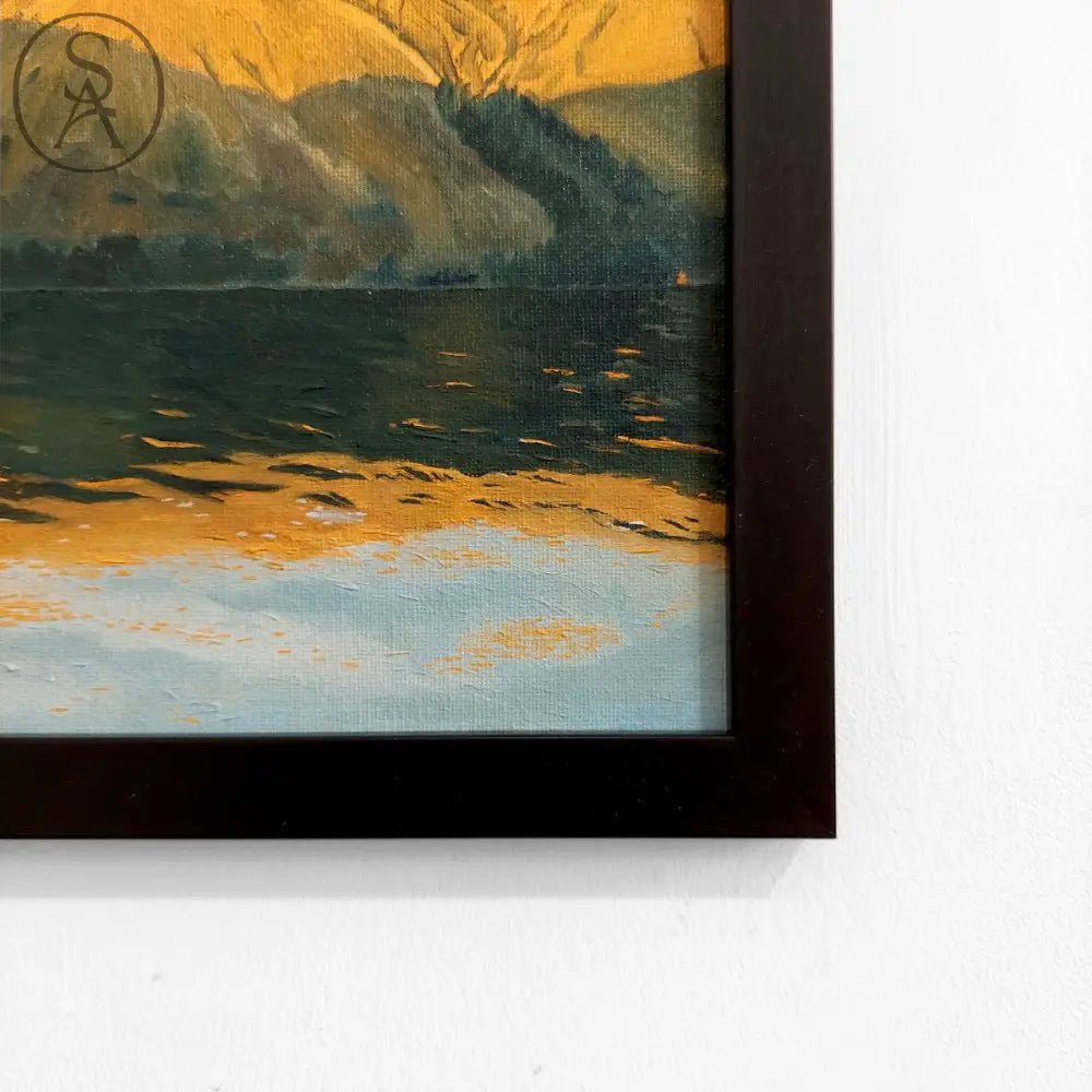 Marie Brewer | Loch Lochy at Sunset Oil on Board