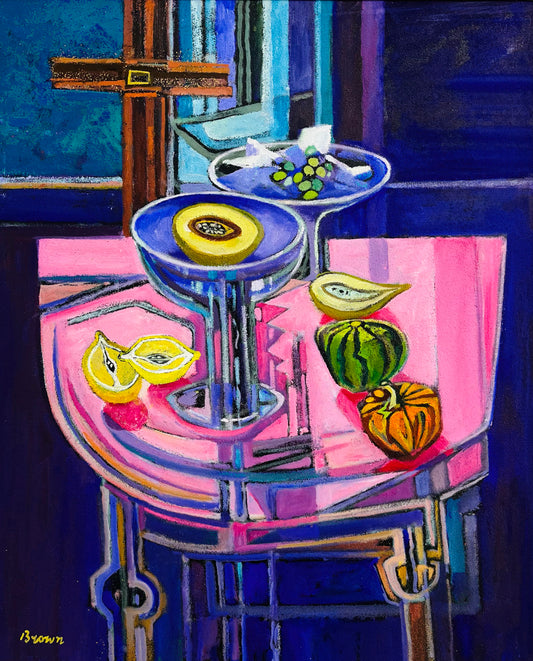 Davy Brown | Still Life on a Pink Table