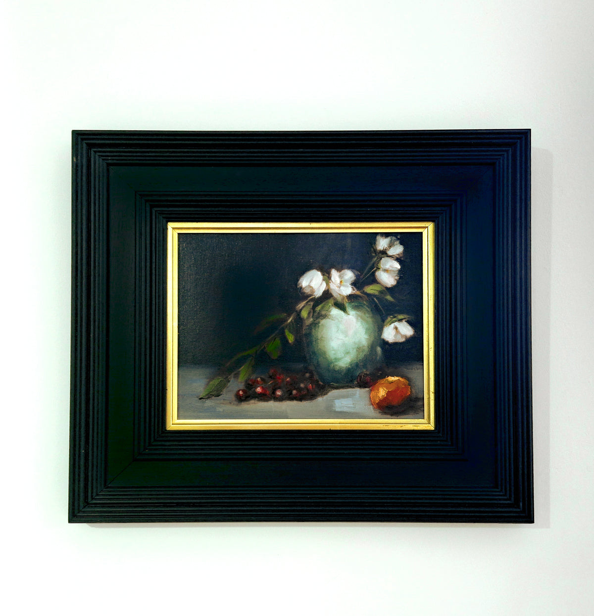 Frances Lowrie - 'Still Life with Turquoise Vase'