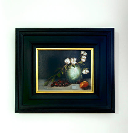 Frances Lowrie - 'Still Life with Turquoise Vase'