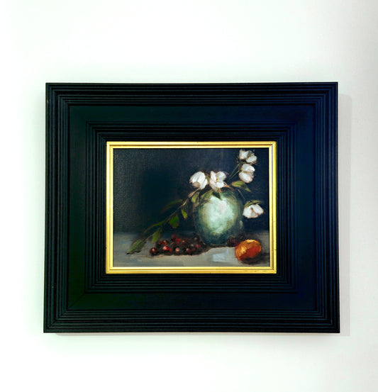 Frances Lowrie - 'Still Life with Turquoise Vase'